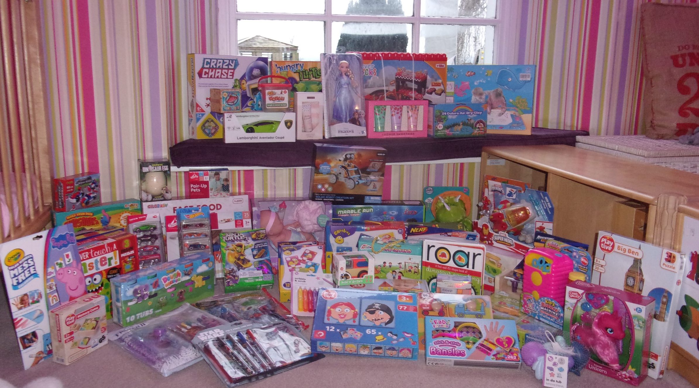 Supporting Chester's Toy Appeal at Children 1st Chesterfield Royal