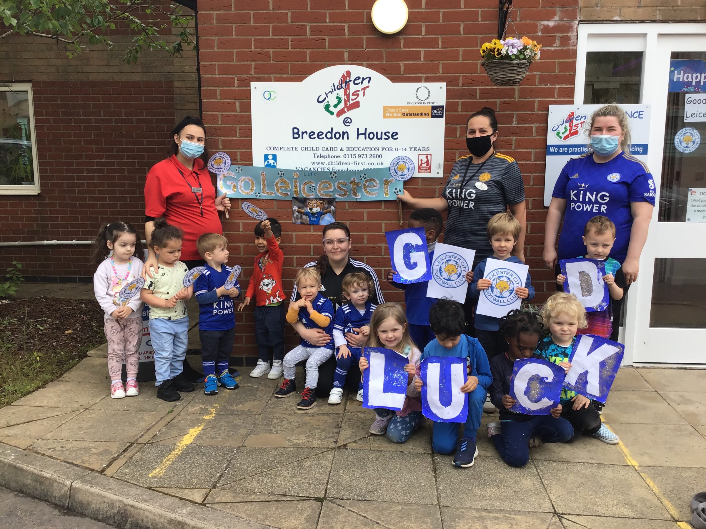 Go Leicester City at Children 1st Leicester! Children 1st Day Nurseries