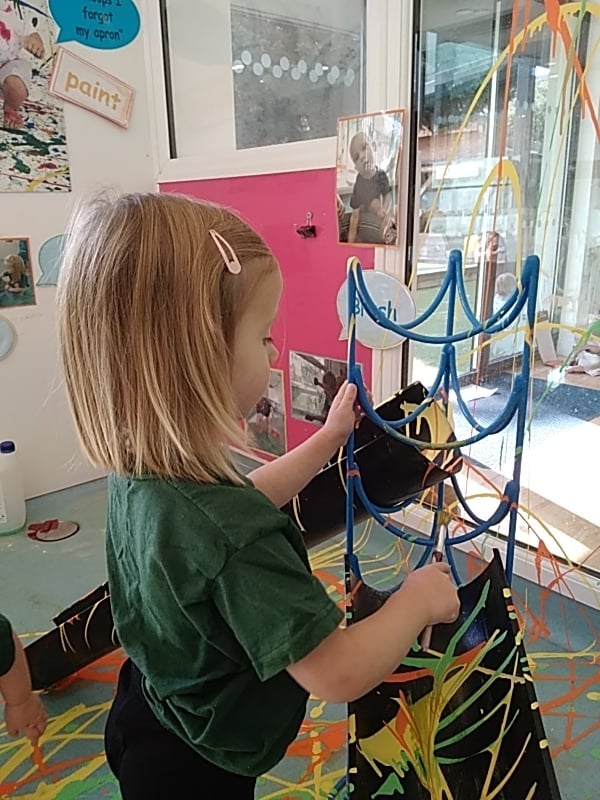 Getting Creative in the Paint Zone at Children 1st Rosemary Lane