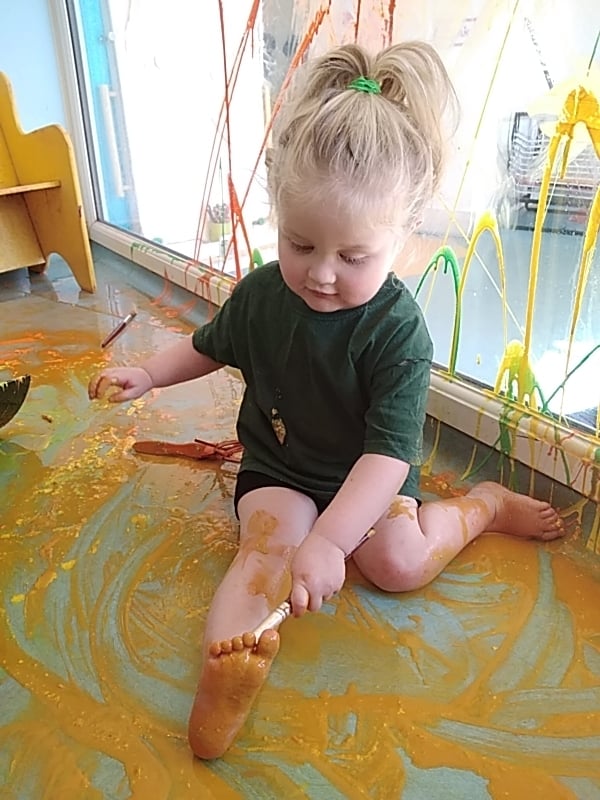 Getting Creative in the Paint Zone at Children 1st Rosemary Lane