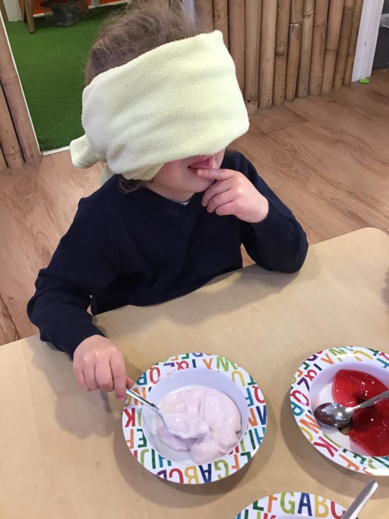 Tasting, Smelling and Touching at Children 1st Leicester Children