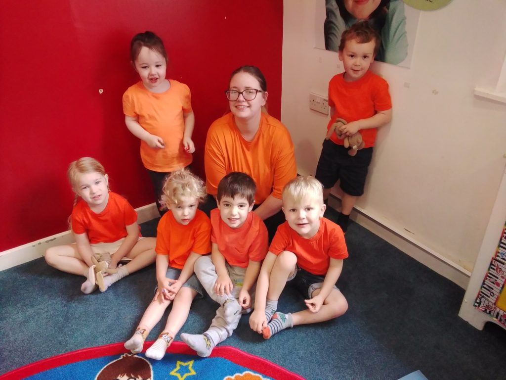 Going Orange for Prada Willi Syndrome at Children 1st Chesterfield