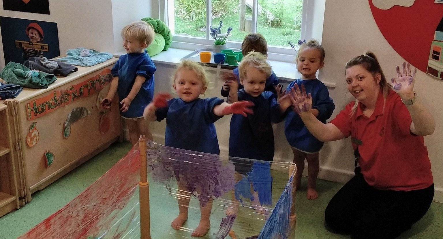 Creating with Paint at Children 1st Chesterfield Royal Hospital