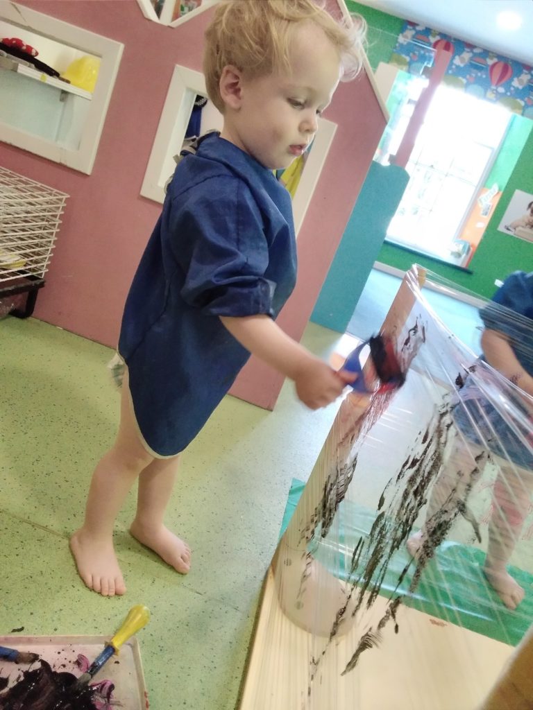 Creating with Paint at Children 1st Chesterfield Royal Hospital