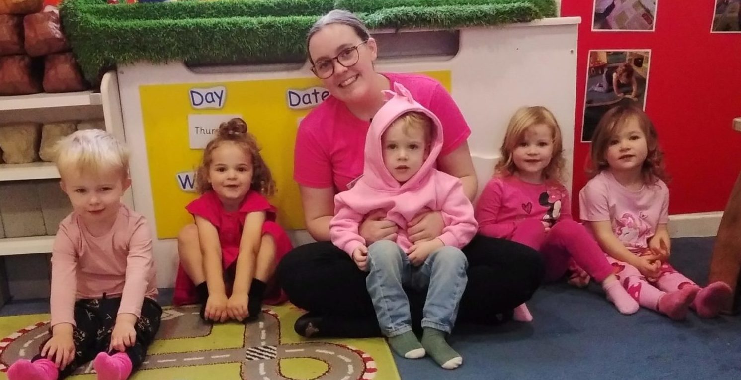 Going Pink in Support of Ashgate Hospice at Children 1st Chesterfield